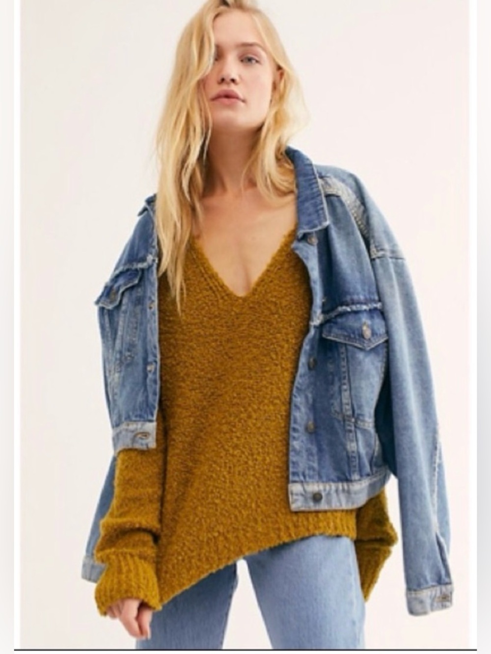 Free People Finders Keepers Moss Green Cozy Sweater - Picture 3 of 10